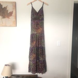 Hippie Boho Patterned Maxi Dress